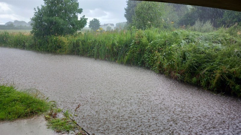 TMB walk - downpour!