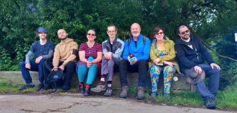 TMB walk 2023 - a happy group.