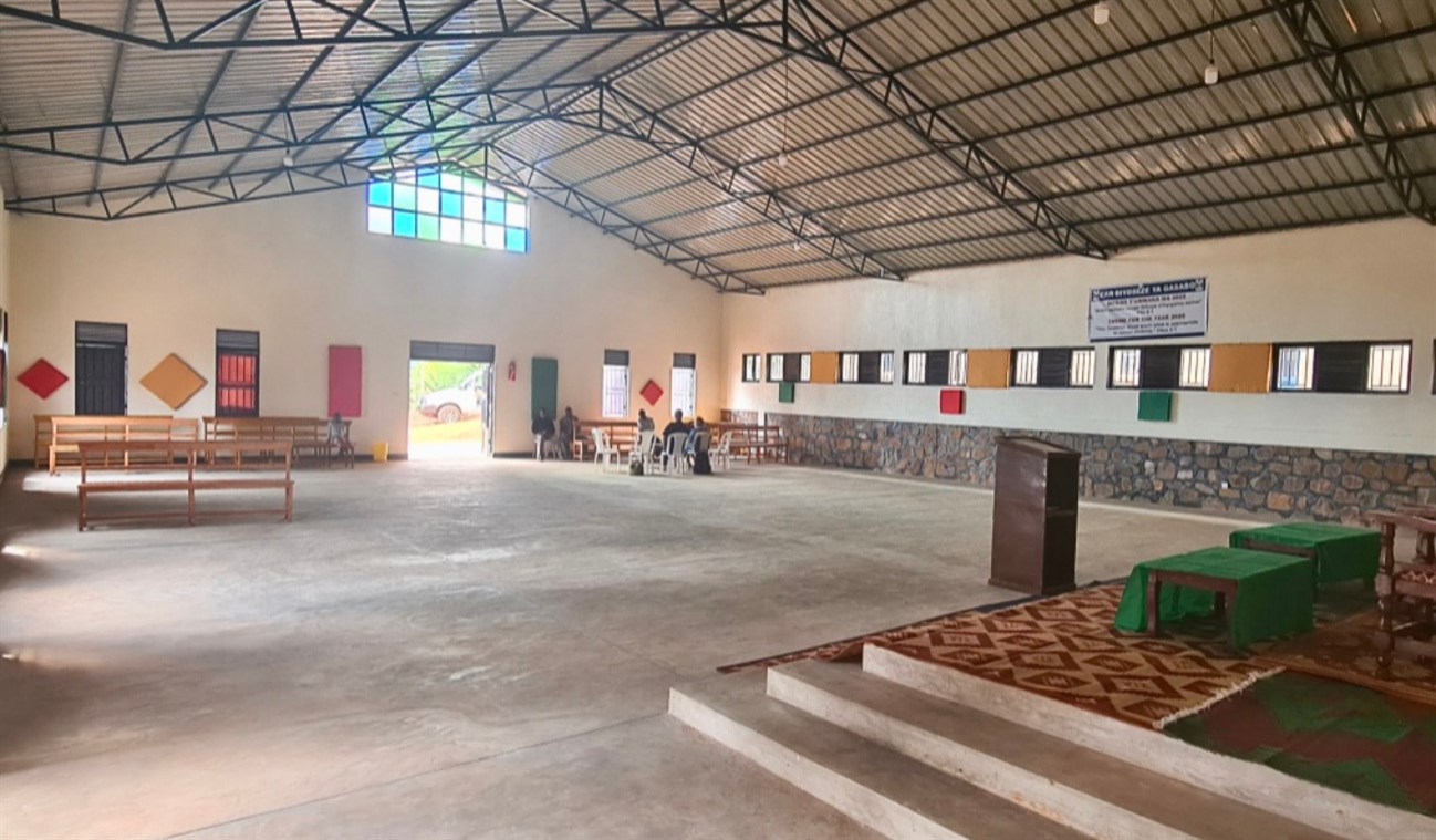 Inside Karama parish church building.